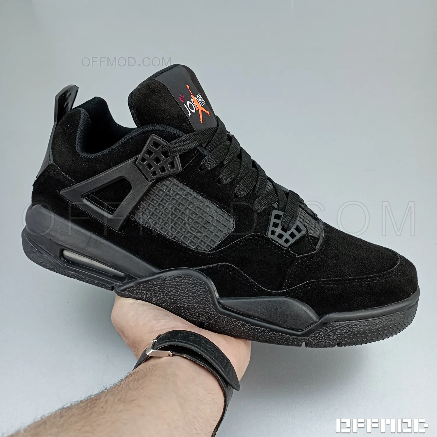 جردن 4 مشکی تمام بزرگ پا